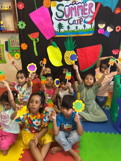 Summer Camp fashion show at SaptRishi PreSchool