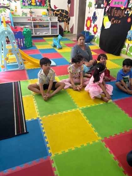 Inside a SaptRishi PreSchool campus