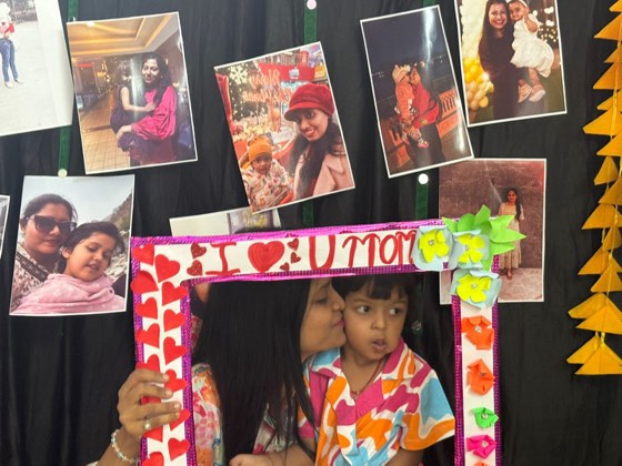 Mother's Day celebration at SaptRishi PreSchool