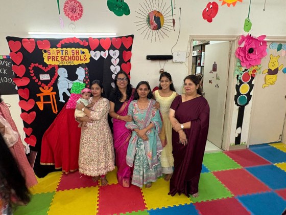 Mother's Day celebration at SaptRishi PreSchool