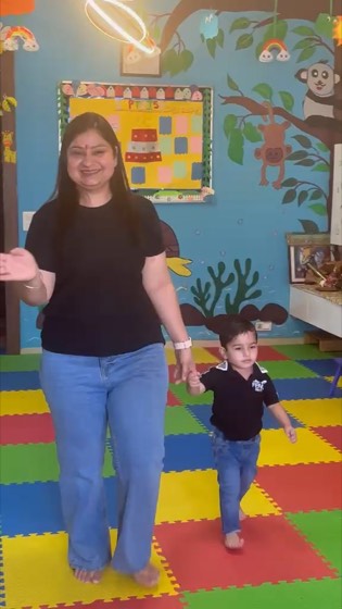 Mother's Day celebration video at SaptRishi PreSchool
