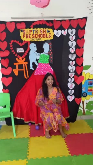 Mother's Day celebration video at SaptRishi PreSchool